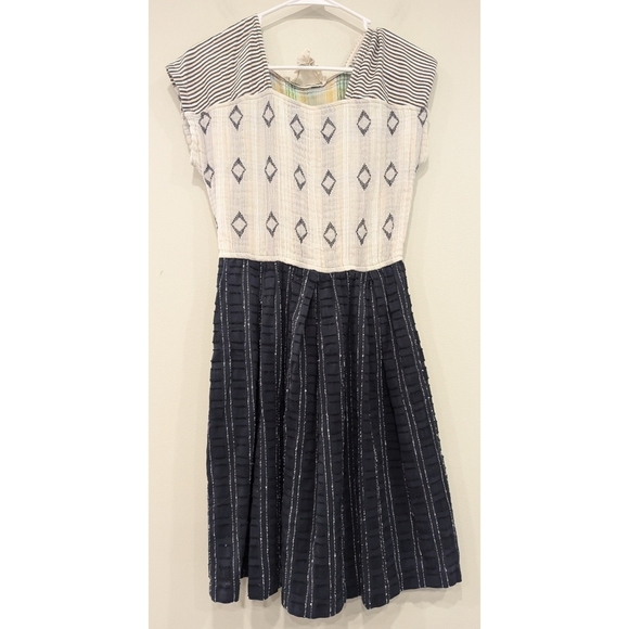 Ace & Jig Cotton Blend Patchwork Pocket Dress Size Small - Picture 6 of 6